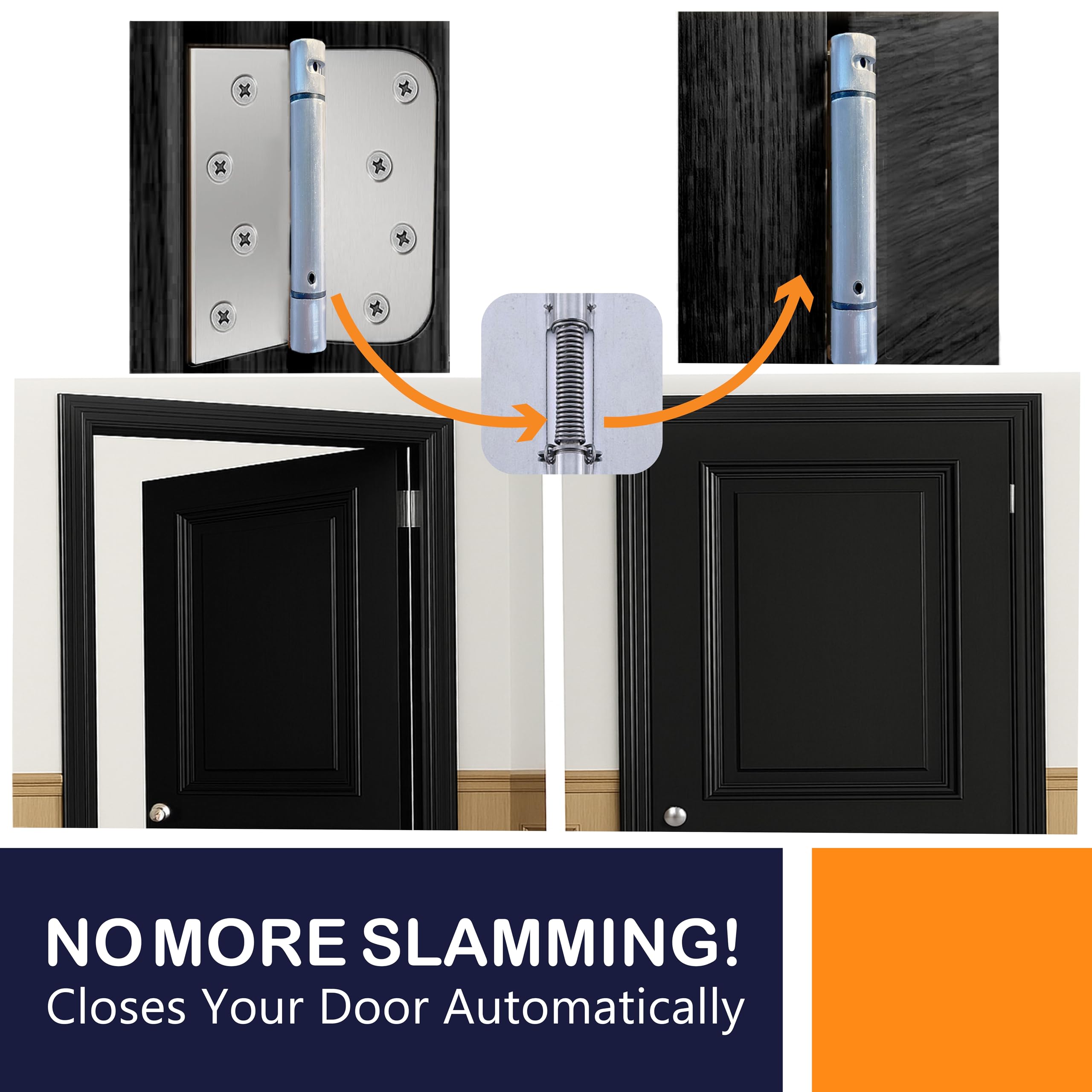 Reversible left-right hinge by A1 ProGuard for versatile doors