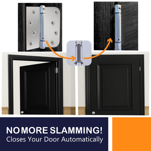 Reversible left-right hinge by A1 ProGuard for versatile doors