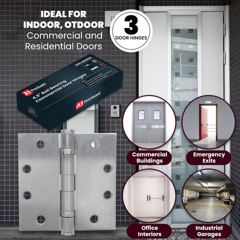 A1 ProGuard square-corner hinge emphasizing robust construction