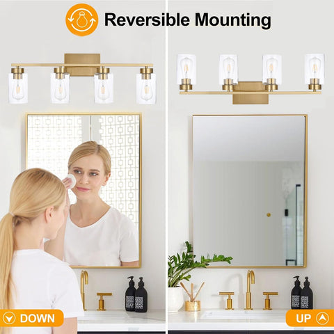 A1A9 bathroom vanity lighting ideal for makeup and mirror visibility