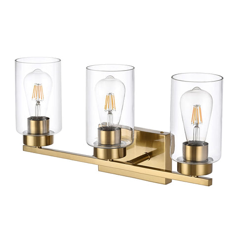 A1A9 brushed gold wall sconce close-up shows premium anti-rust finish.