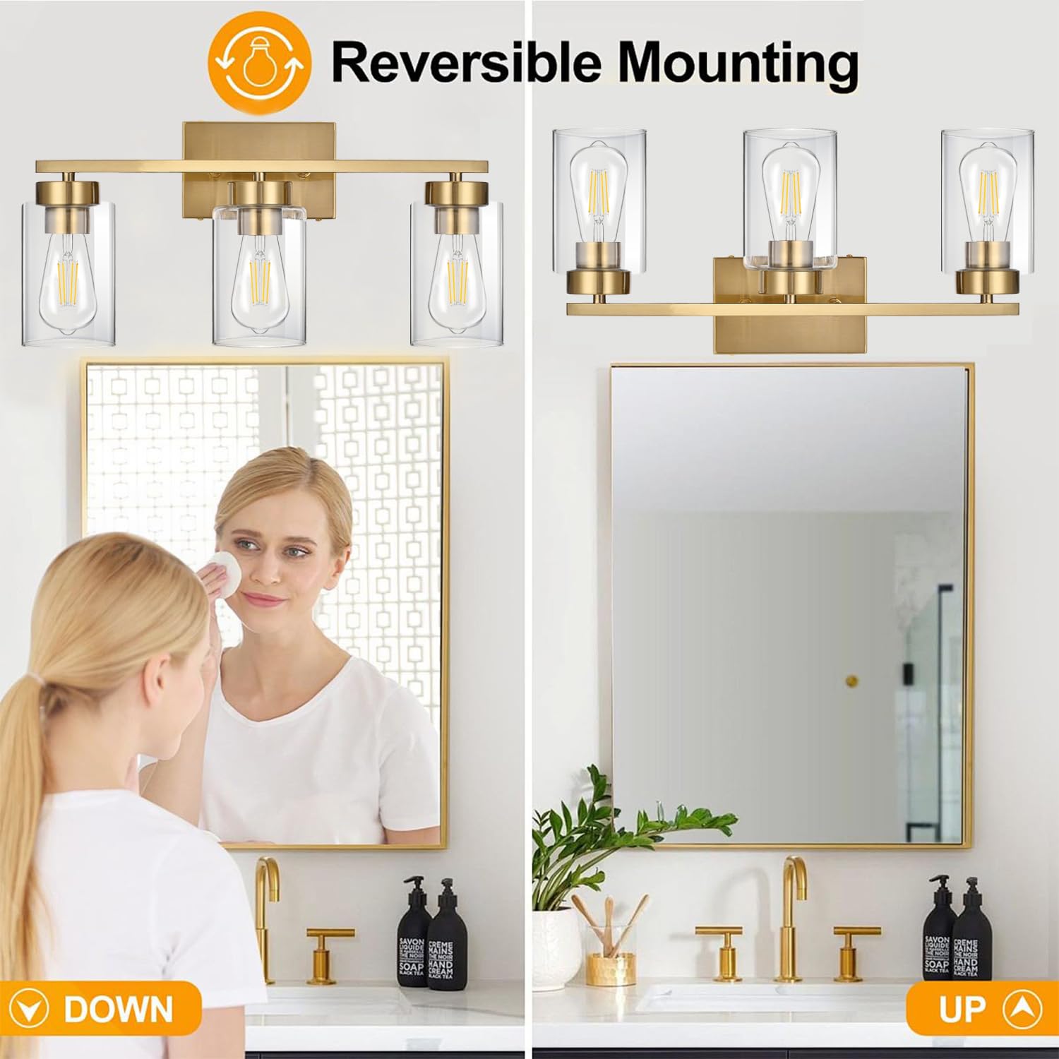 A1A9 dimmable fixture with compatible bulbs for adjustable ambience.