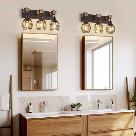 A1A9 easy-install vanity light kit ships with hardware for quick setup