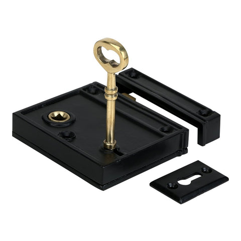A29 black powder coat finish for maintenance-free, weather-resistant hardware.