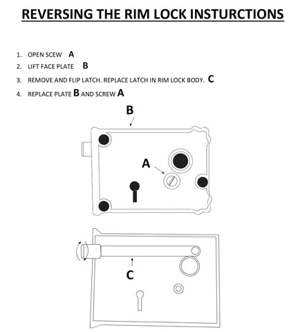 A29 includes two skeleton keys and keyhole escutcheon for easy installation.