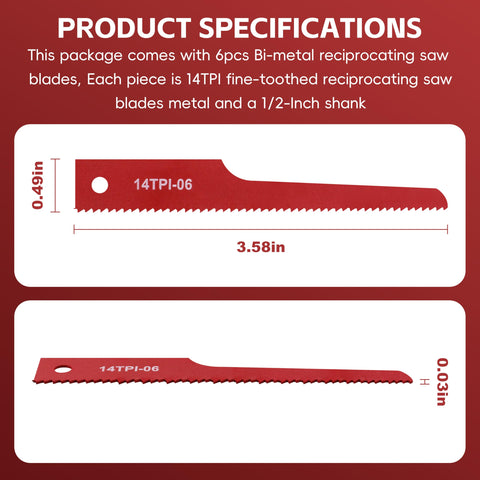 Bi-metal blades from A AIRMACHIN for metal and wood cutting.