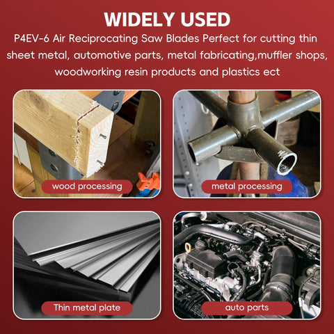 P4EV-6 blades cutting drywall and plastics smoothly.