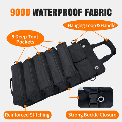 AASTT detachable pouches offer flexible storage for accessories.