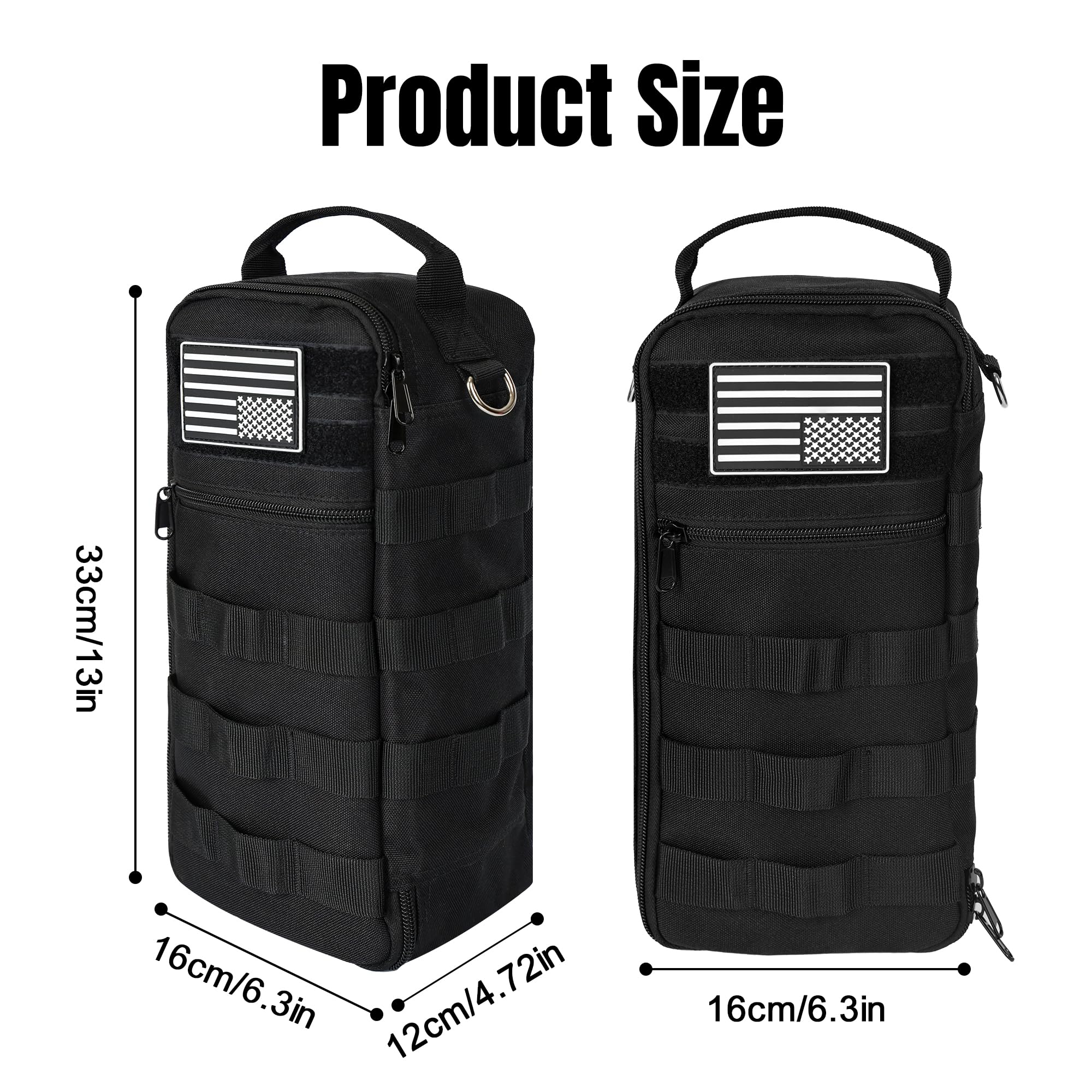 AASTT Portable Tool Bag open compartment demonstrates wide opening for bulky items