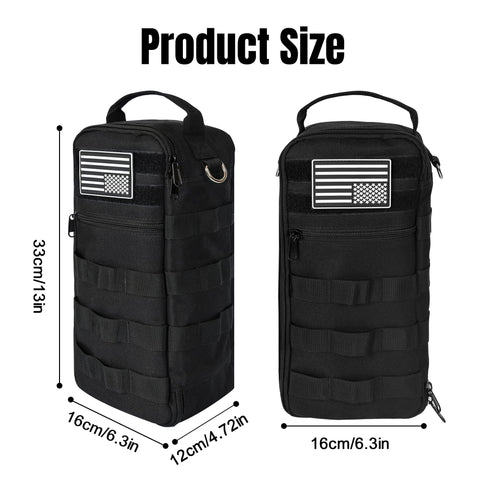 AASTT Portable Tool Bag open compartment demonstrates wide opening for bulky items