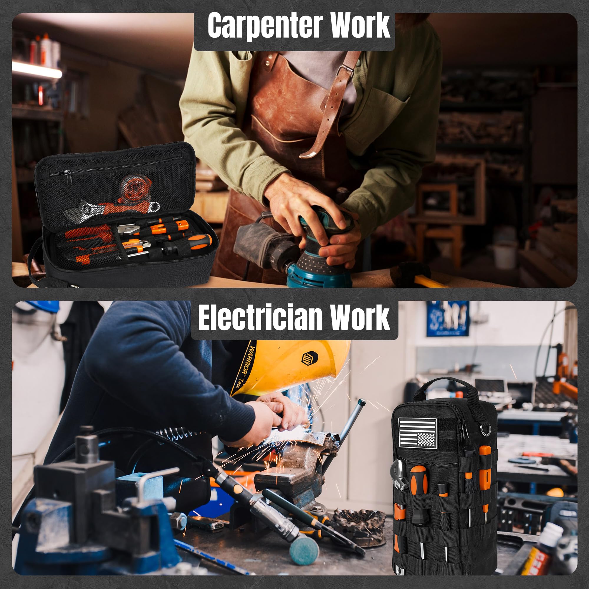 AASTT Portable Tool Bag service-ready for electricians and technicians on calls