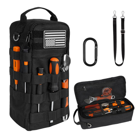 AASTT Portable Tool Bag top view showing compact organization for quick access on site