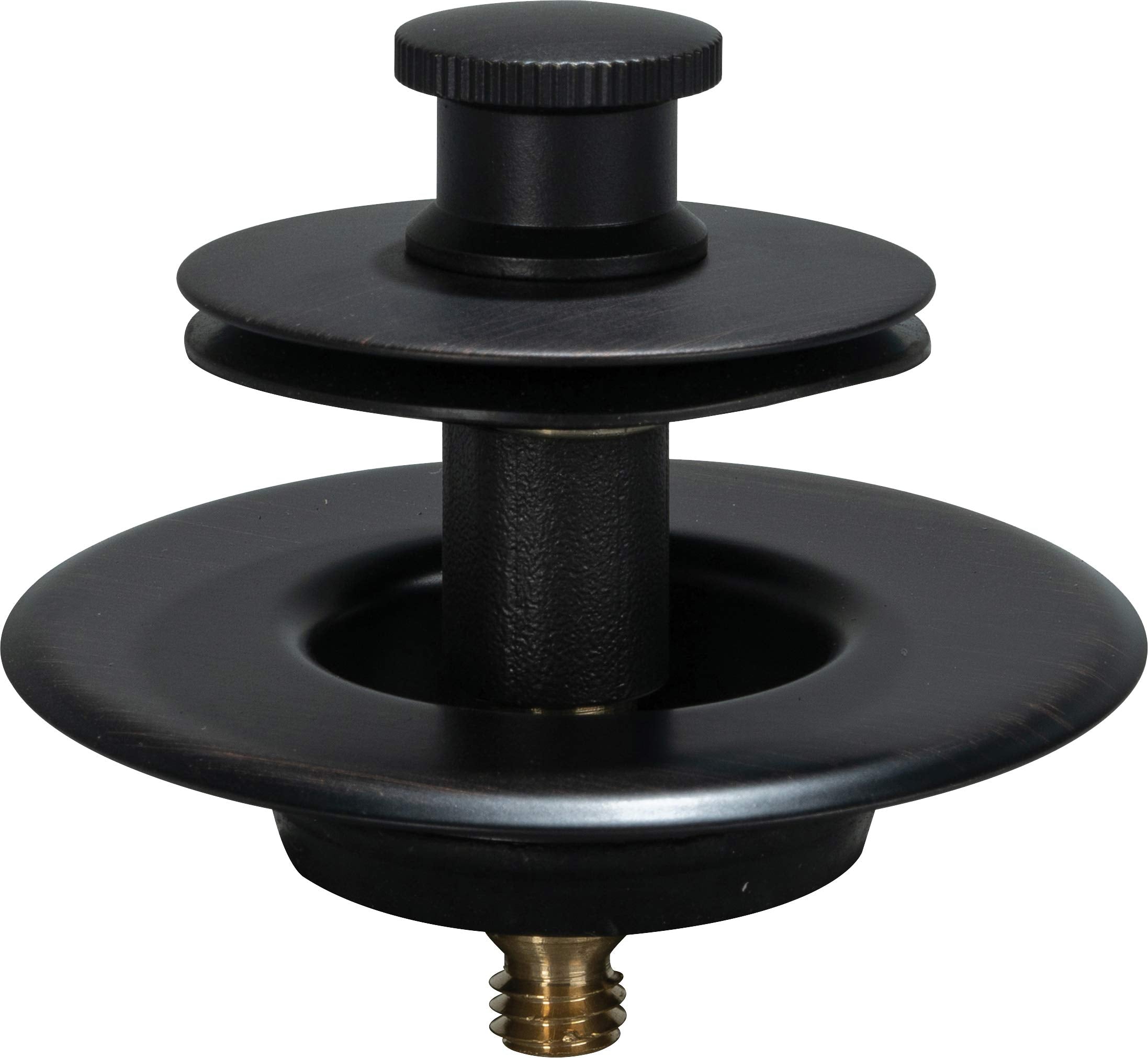 AB&A press-in stainless steel strainer cover with rubber washer seals securely