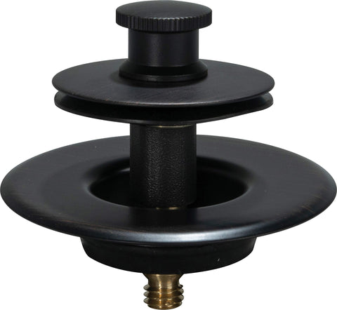 AB&A press-in stainless steel strainer cover with rubber washer seals securely