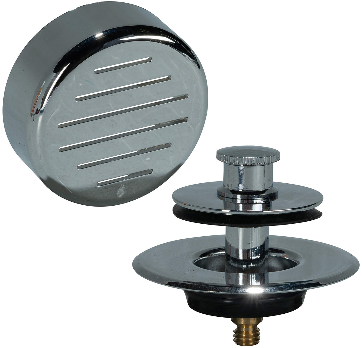 AB&A Push eN Lift stopper for quick tub drainage control