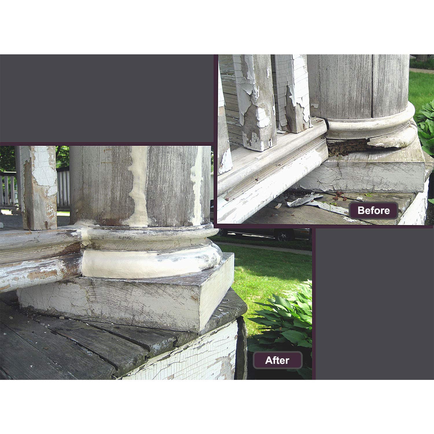Abatron WoodEpox Kit durable finish ready after curing.