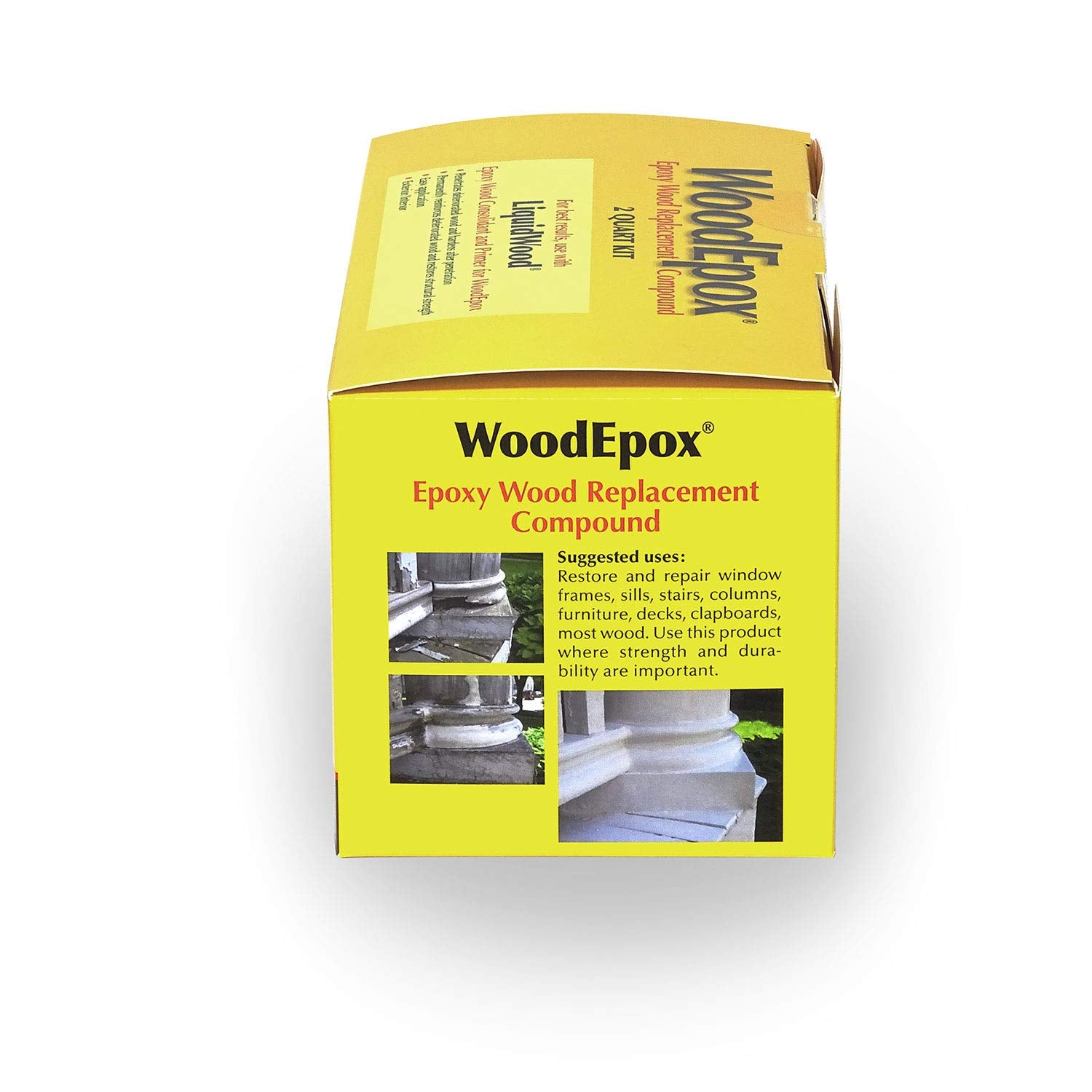 Abatron WoodEpox Kit interior and exterior use on various substrates.
