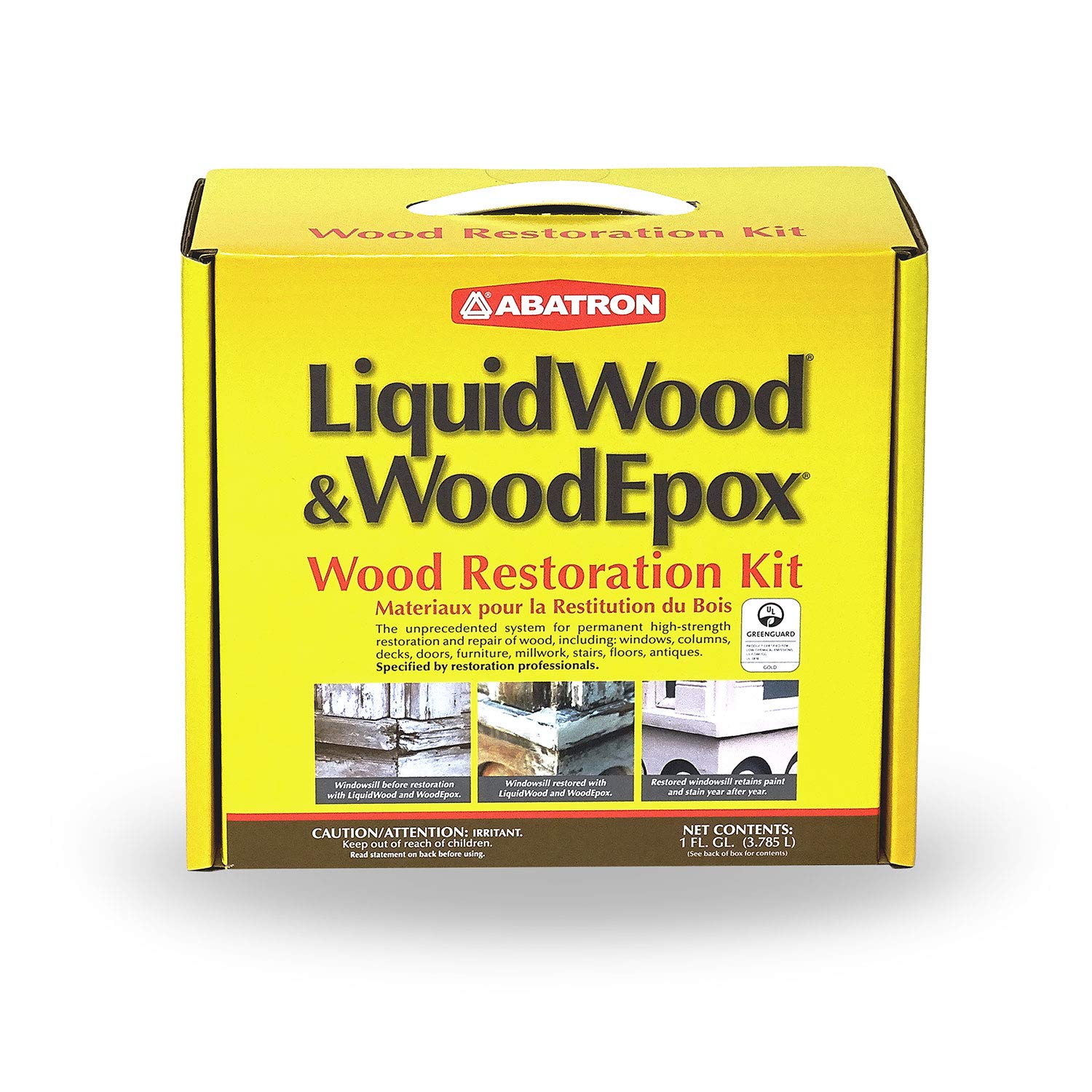 Abatron WoodEpox filler being applied to stabilize damaged wood.