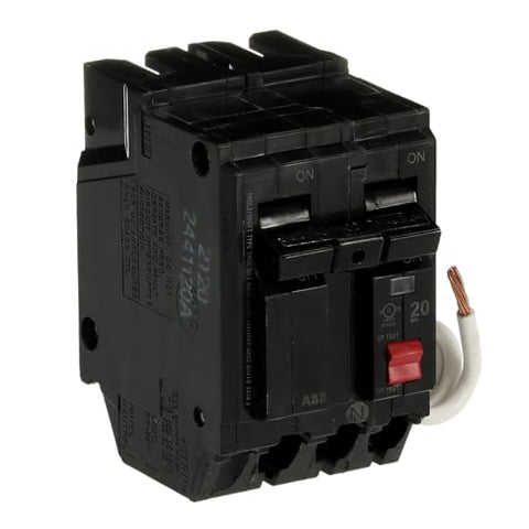 ABB Q-Line THQL2120GFT GFCI self-test feature ensures ongoing safety in daily use.