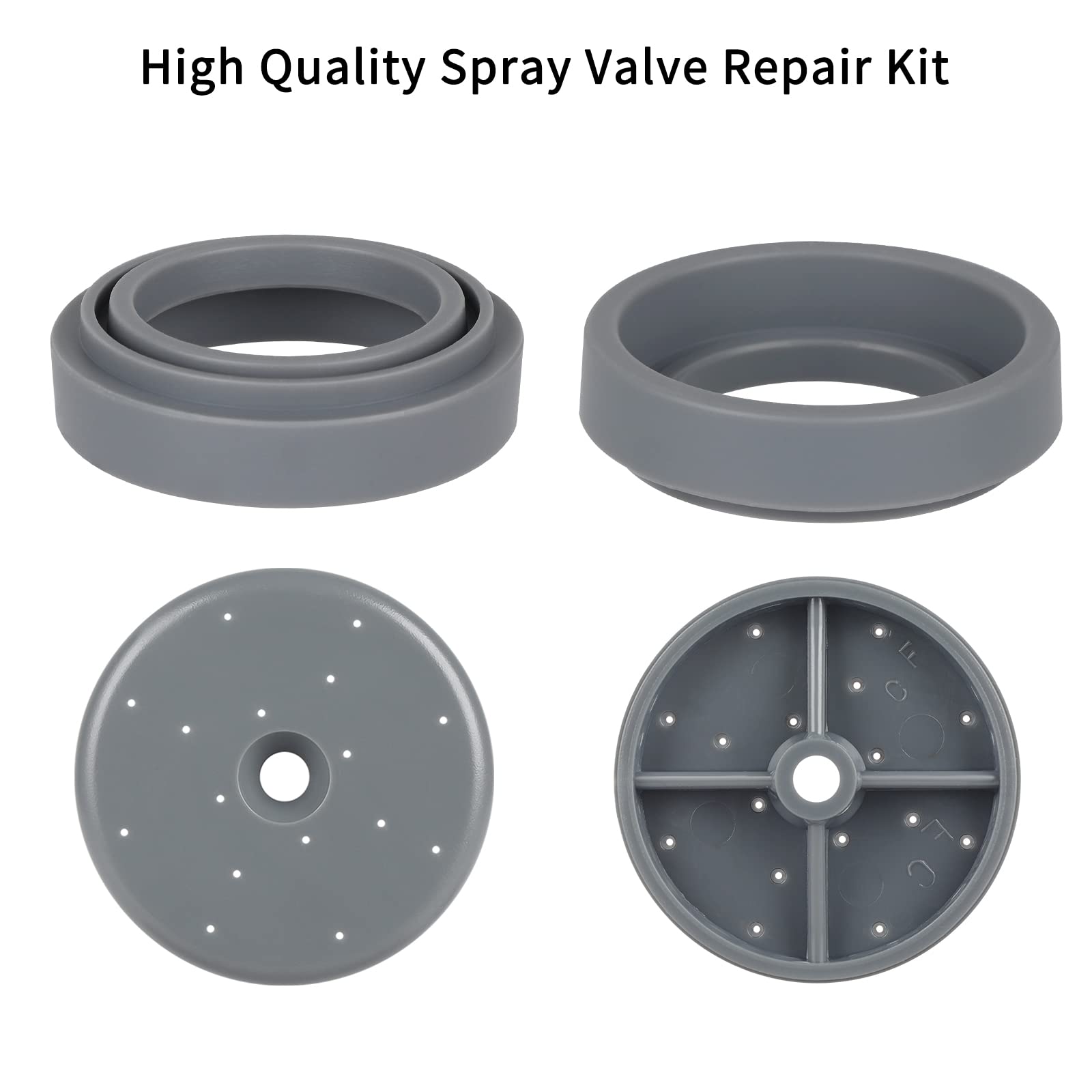 ABBORAUNT gray stainless screw provides durable attachment for quick DIY replacement.