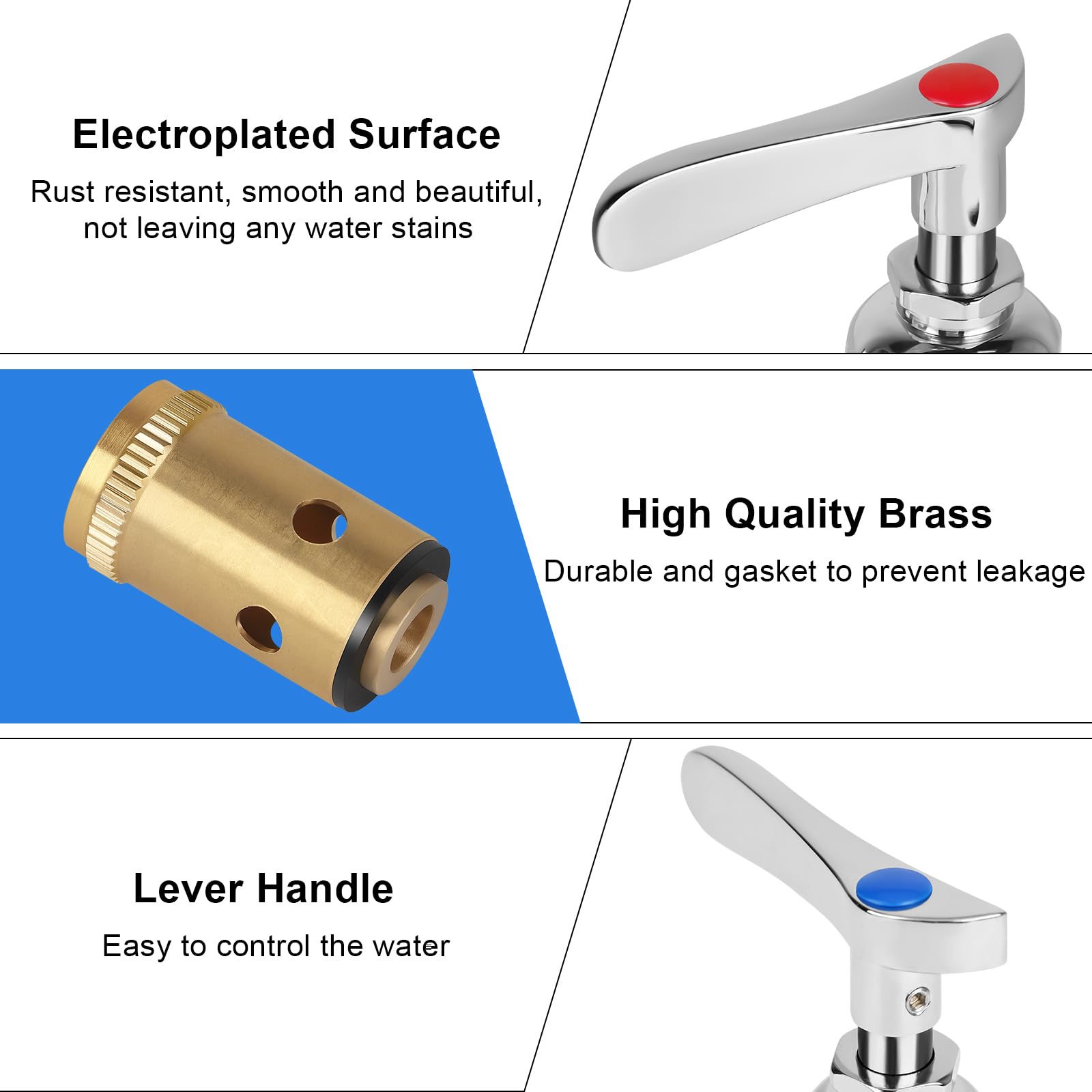 ABBORAUNT rubber gasket seal prevents leaks and conserves water