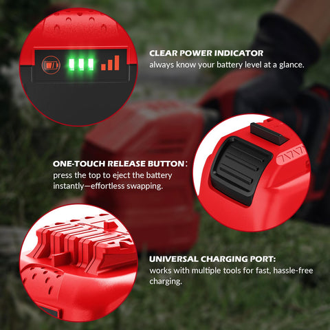 Abeden Craftsman 20V compatibility with CMCB series for easy tool swaps.