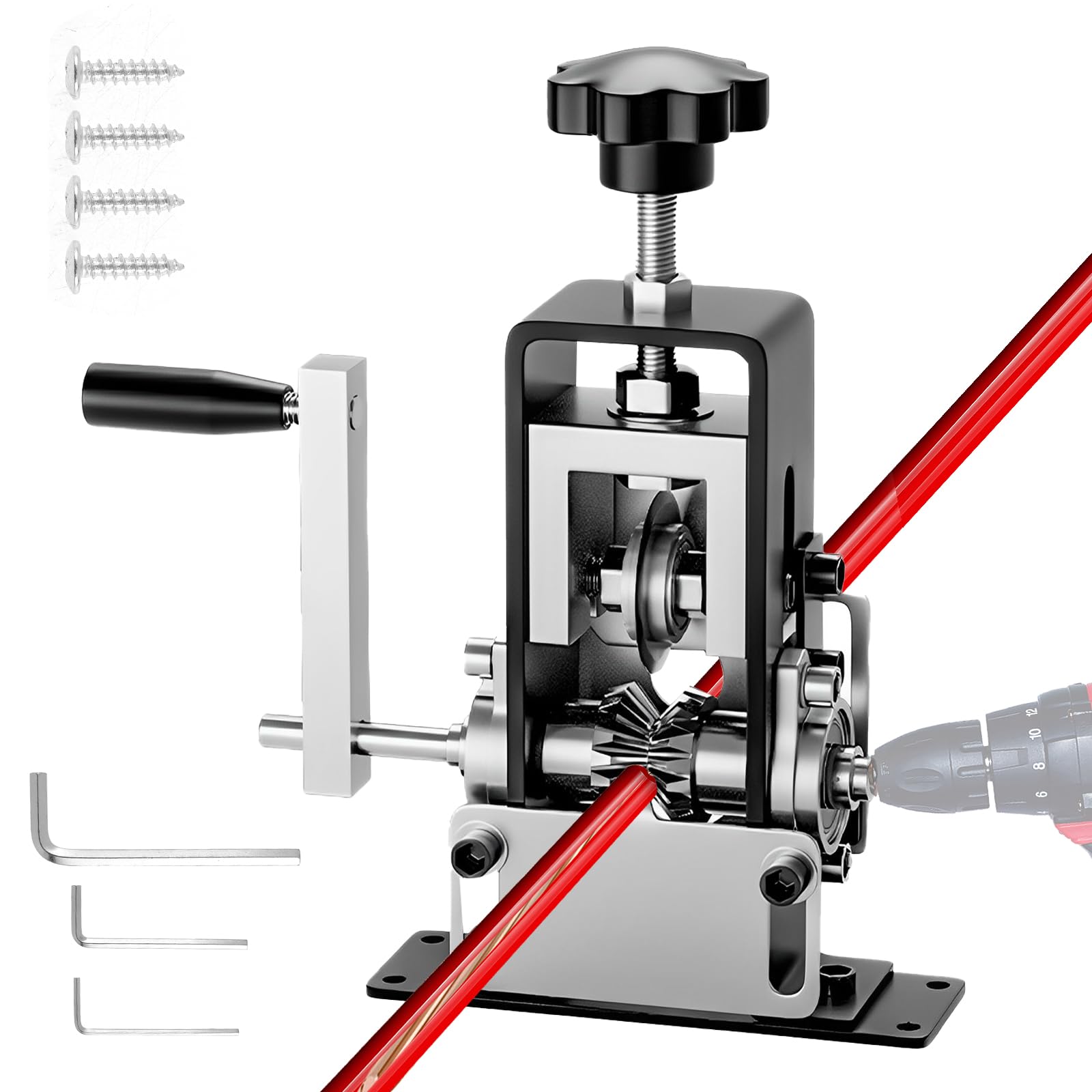Abizarch manual wire stripper machine front view for efficient copper stripping