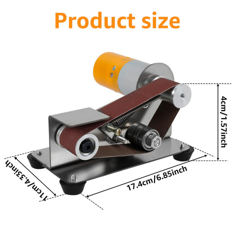 Abizarch Mini Belt Sander stainless steel body, durable for ongoing use