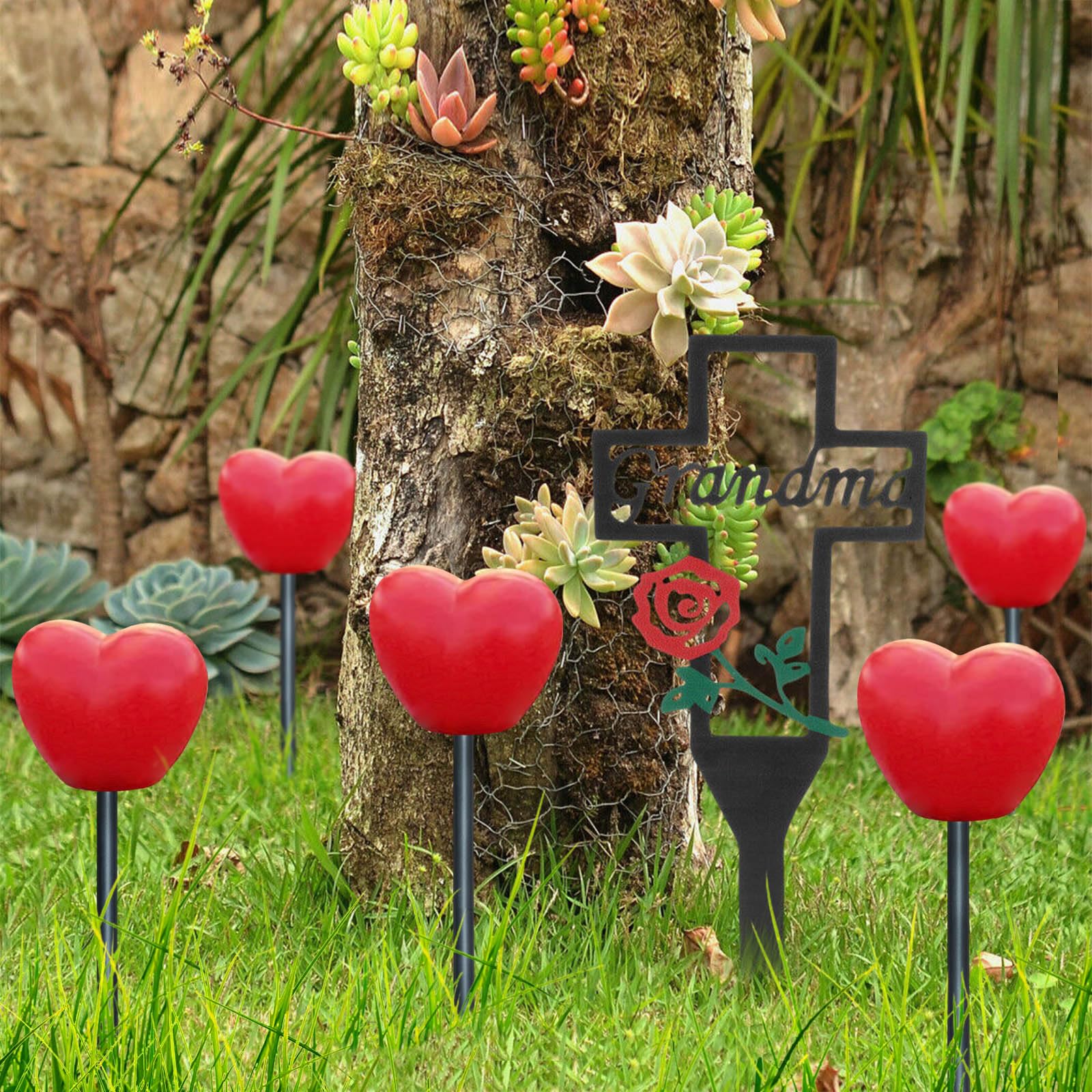 Abkshine Valentine decor heart lights add charm to outdoor spaces