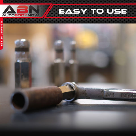 ABN pipe nipple wrench 3/8-inch inside tool in action