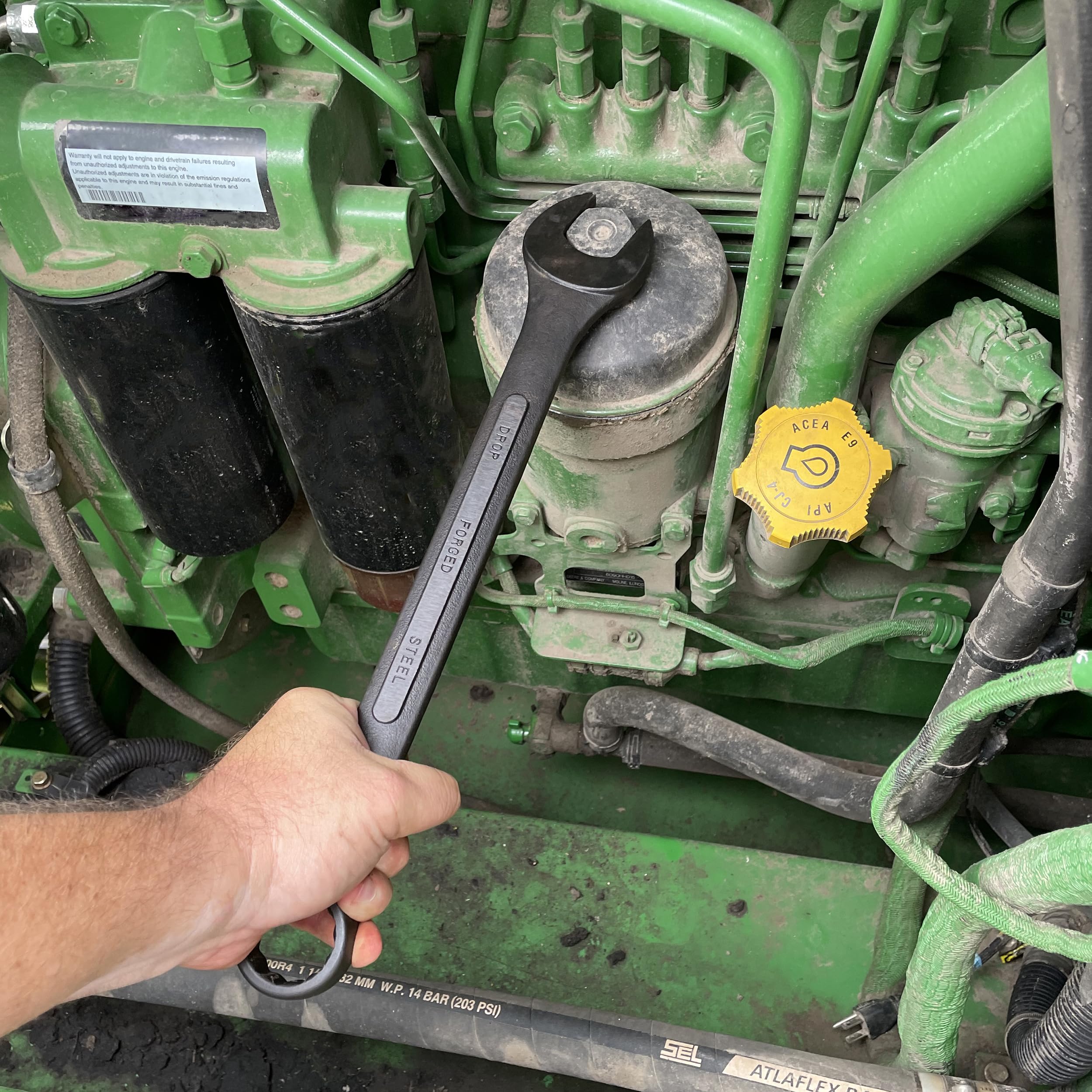 ABN roll-up pouch keeps tools organized and portable during projects.