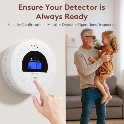 ABORNI portable detector suitable for bedrooms, living rooms, and RV trips.