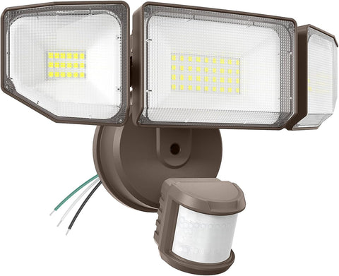 Abovizo 85W LED security light, front view, bright outdoor floodlight for yard.