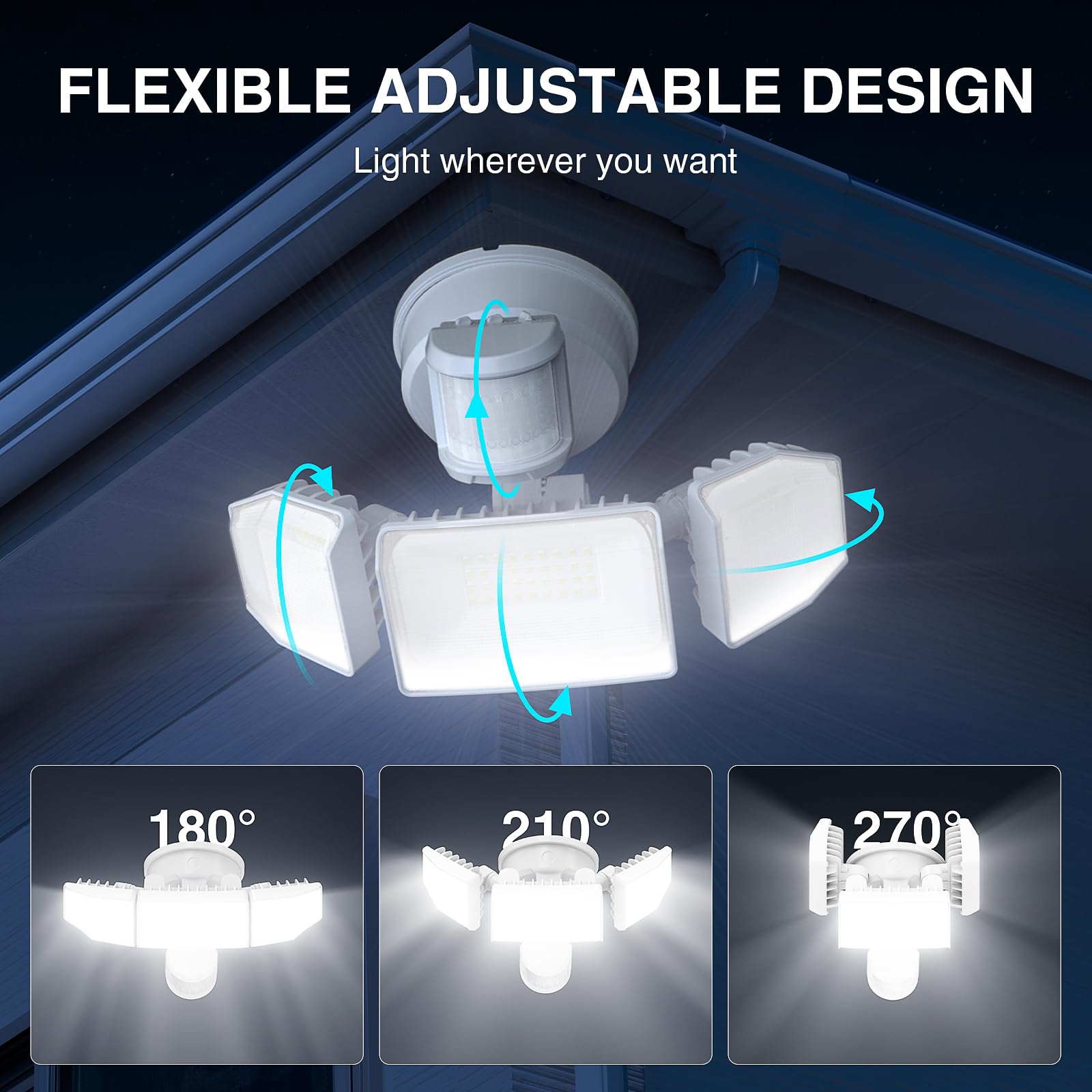 Abovizo easy three step installation for outdoor lighting setup
