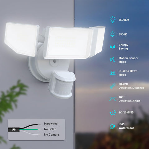 Abovizo motion sensor reaches 72 feet with 180 degree detection