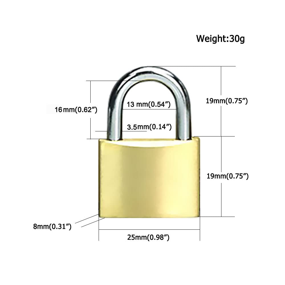 ABRA FOX miniature padlocks for school lockers and small boxes.