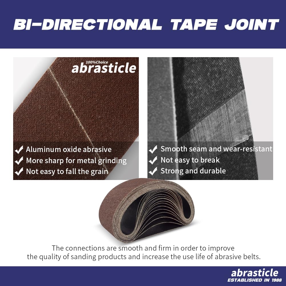 Abrasticle open coat technology close-up highlighting anti-static and reduced loading features