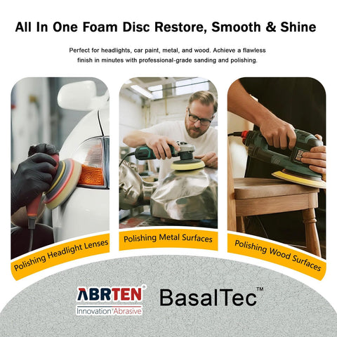 ABRTEN P3000 grit keeps heat low during wet sanding.