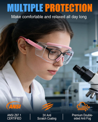 ABTONG adjustable temples customize fit for all-day comfort.