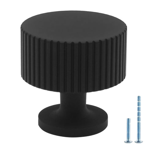 Abtopia 12-pack black cabinet knobs with a matte finish for a modern upgrade.