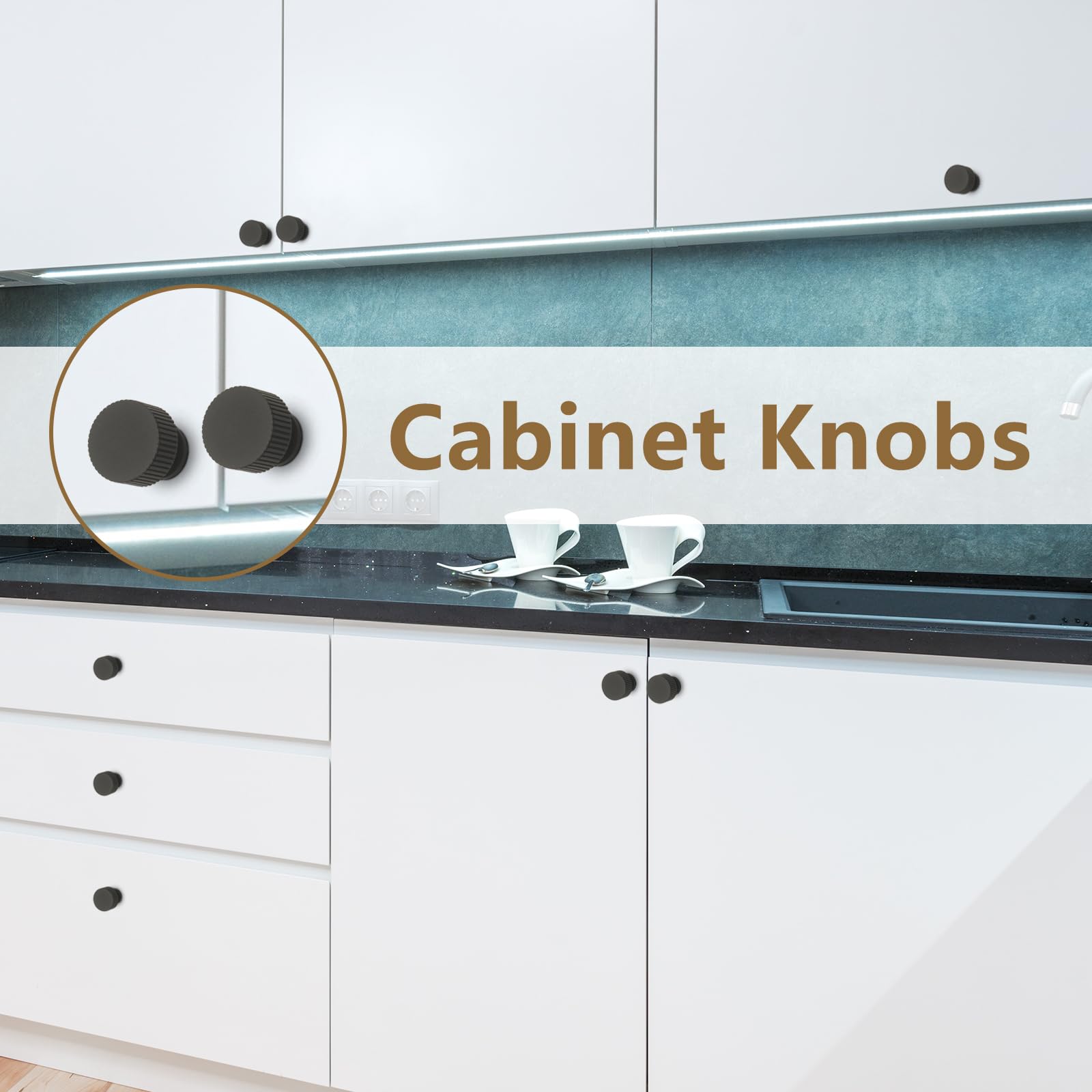 Abtopia package shows two screw sizes for flexible cabinet installation.