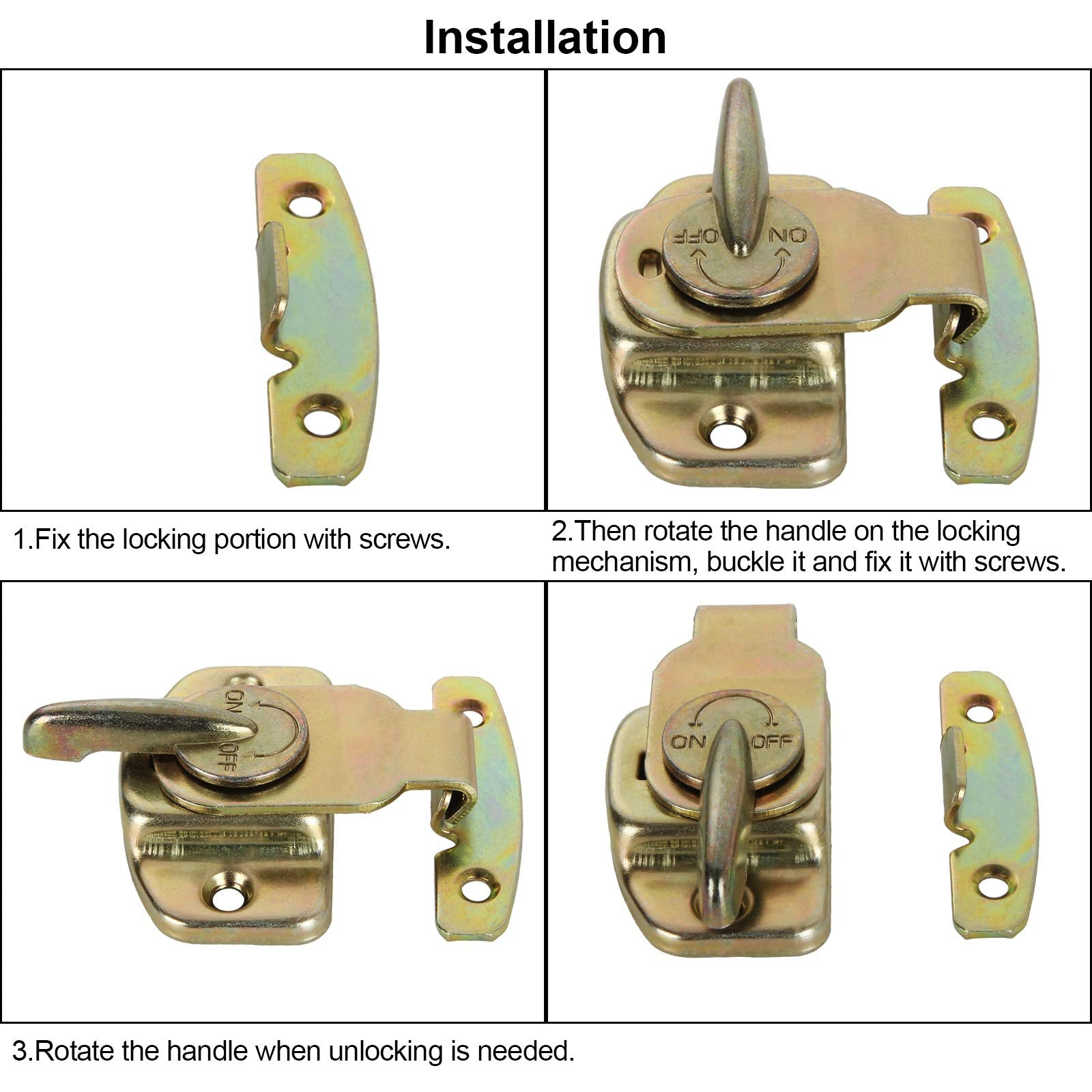 Under-table installation by ABuff Align-N-Lock demonstrates easy mounting.