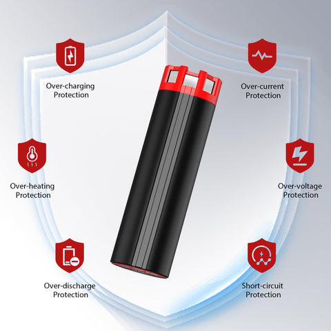 Abuiego 2Pack 4V battery rugged ABS shell withstands tough conditions