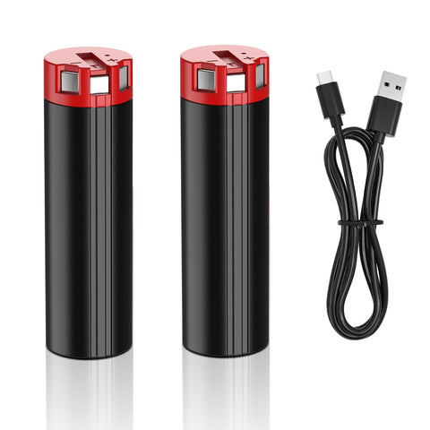 Abuiego 2Pack 4V battery front view shows compact Milwaukee power solution