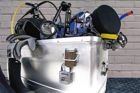 ABUS 160/50 B chrome-plated body showing corrosion resistance