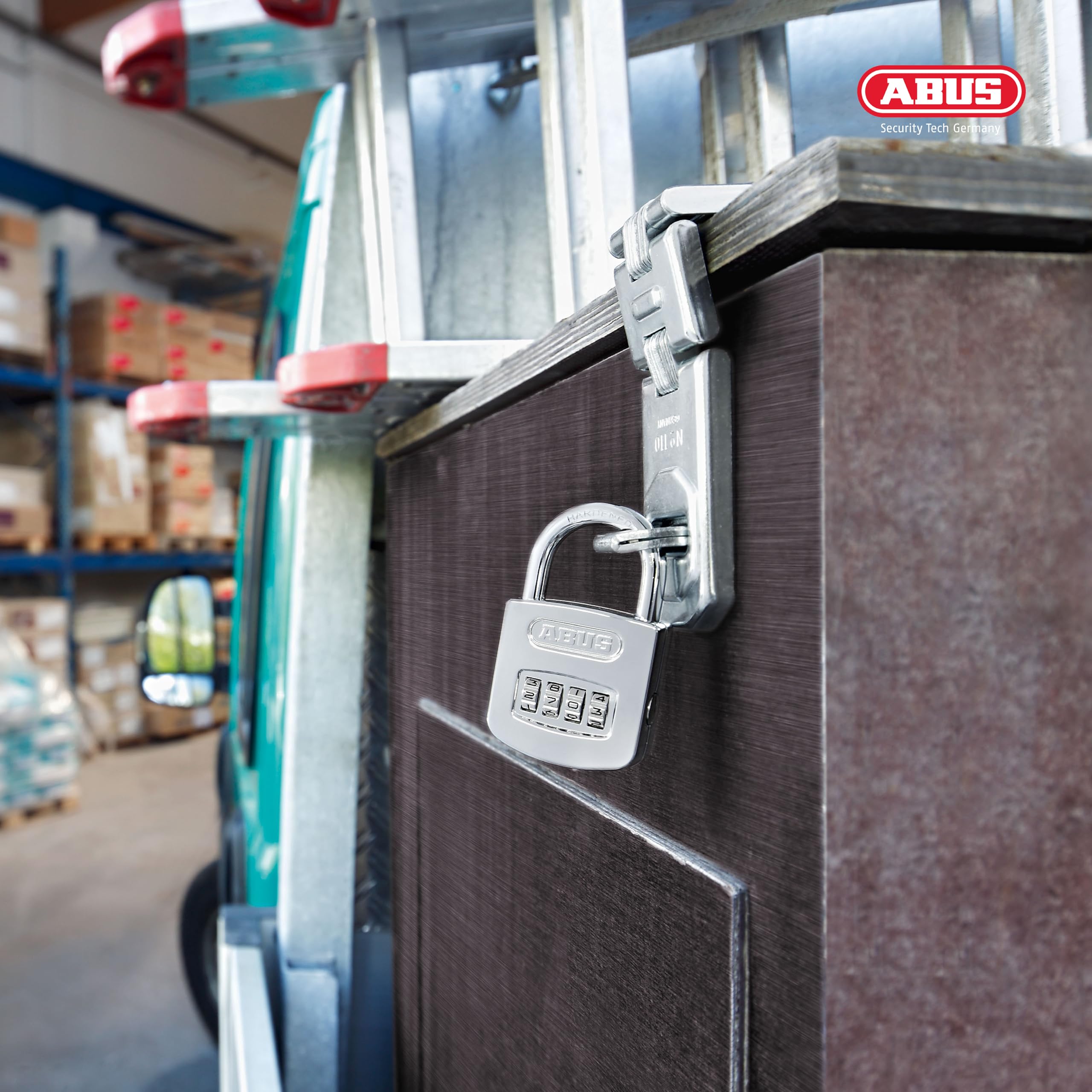ABUS 160/50 B compact dimensions fit on standard hasps