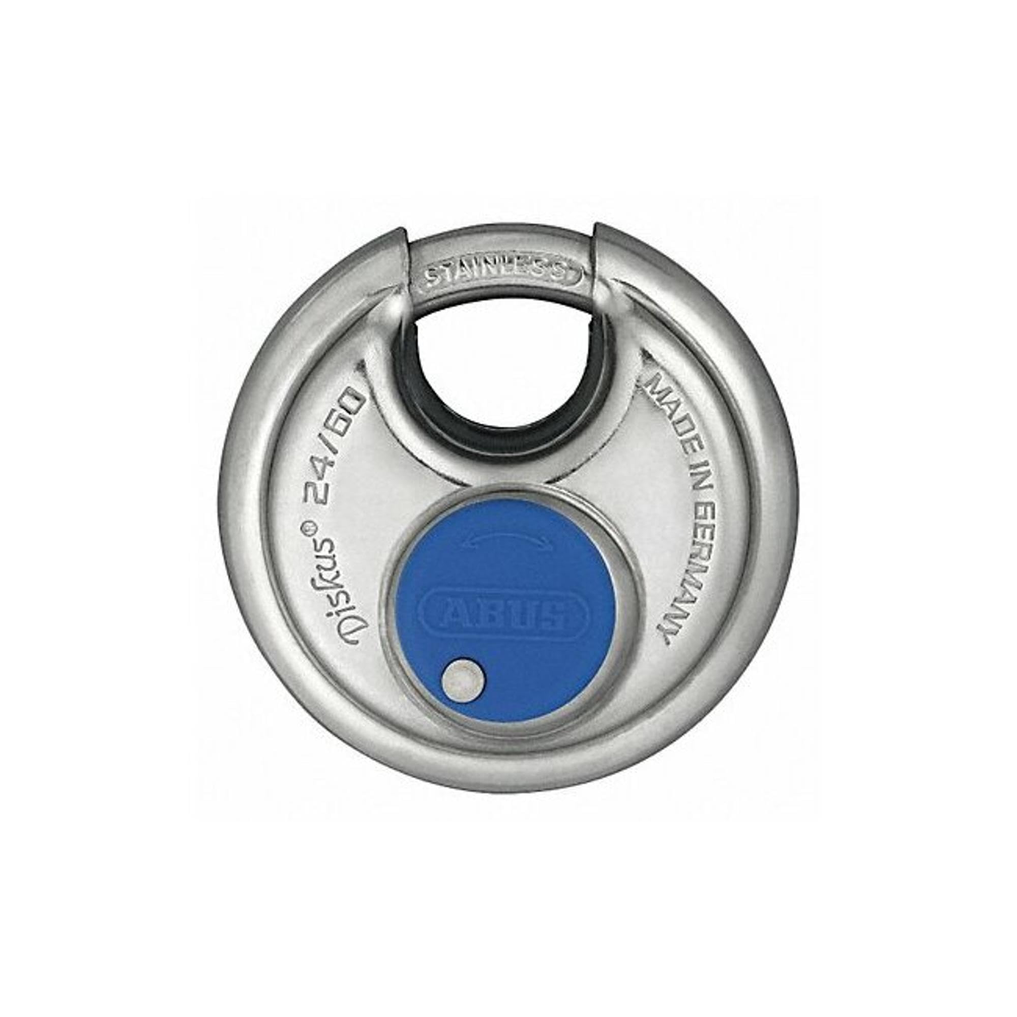 ABUS Diskus 24IB/60 padlock for outdoor storage, corrosion resistant and weatherproof