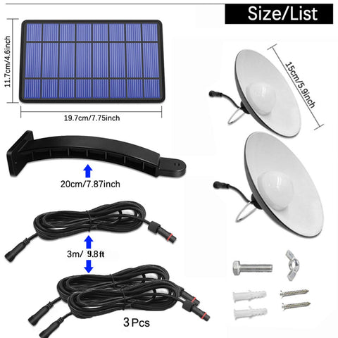 ABZXT 5500mAh battery powers lights for 8–10 hours.