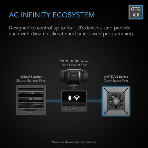 AC Infinity AIRTITAN T3 duct connection shows simple 6inch installation.