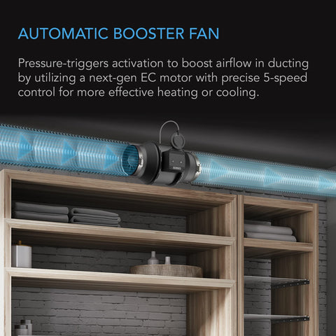 AC Infinity differential pressure switch enables automatic fan activation